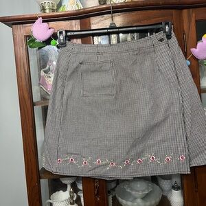 Vintage checkered skort